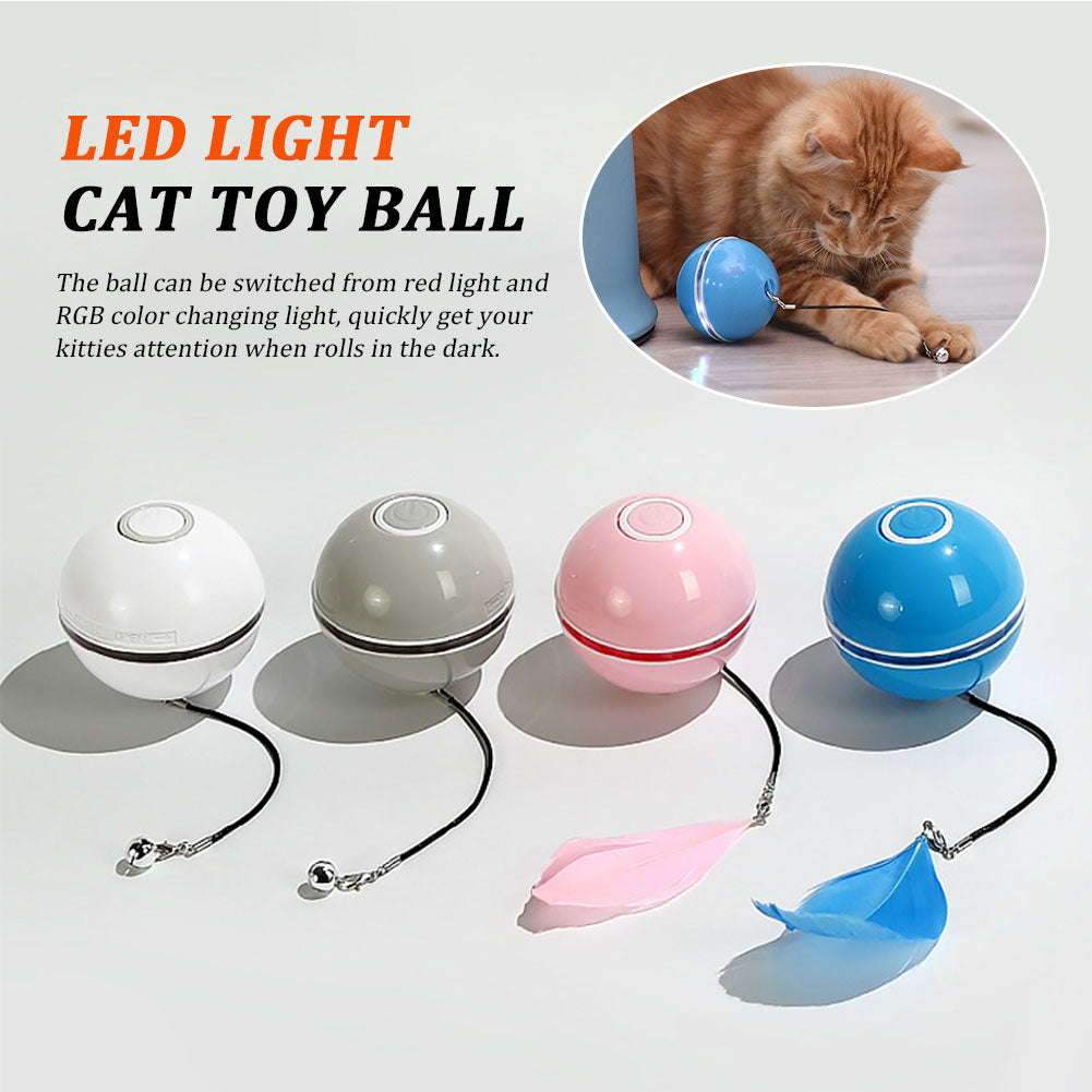 OpulentPaws™ - Colorful LED Laser Funny Cat Ball