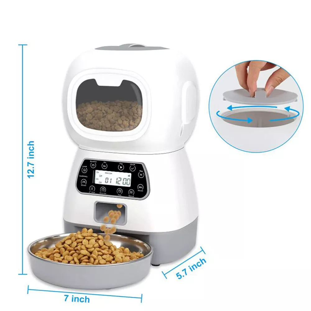 OpulentPaws™ Smart Automatic Pet Feeder