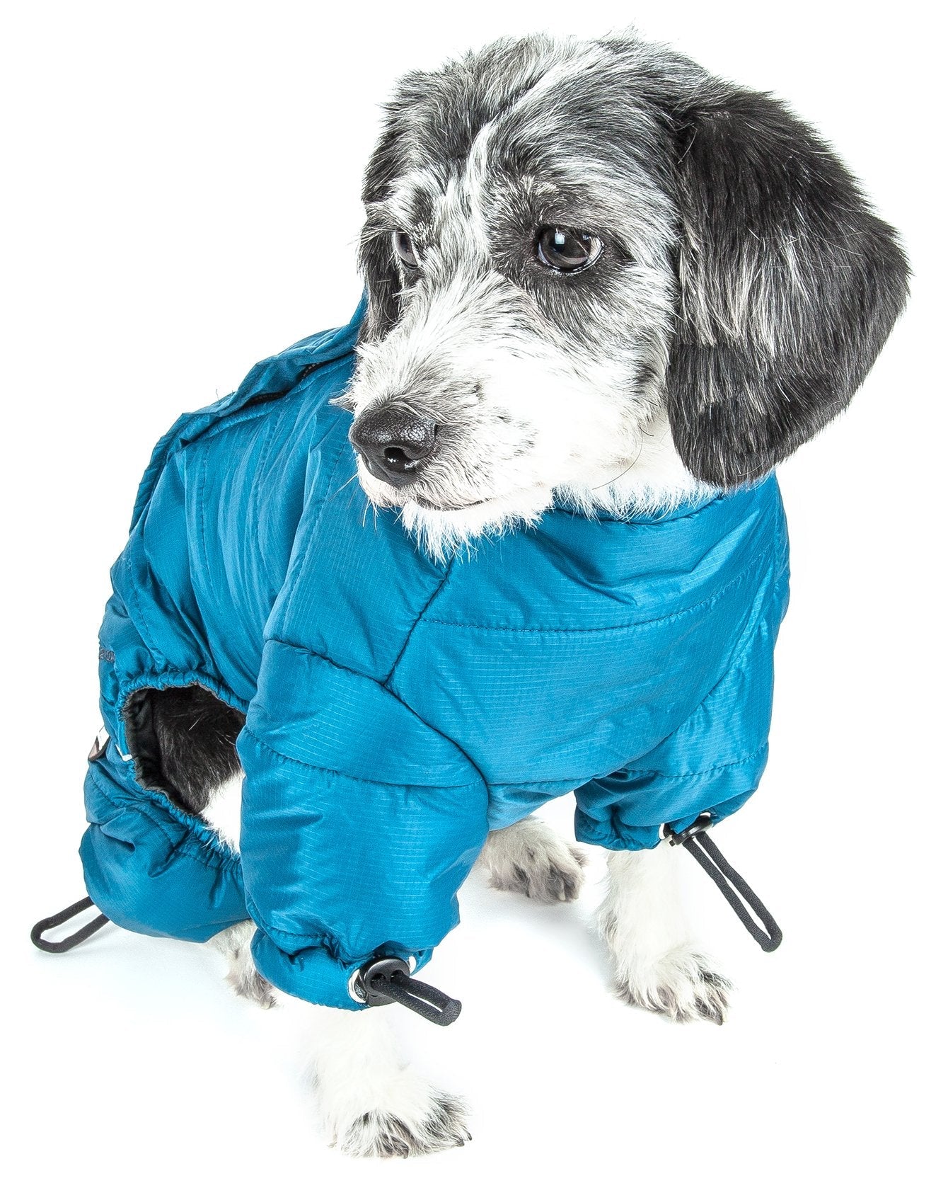 OpulentPaws™ - Dog Helios ® Thunder-crackle Full-Body Waded-Plush Adjustable and 3M Reflective Dog Jacket