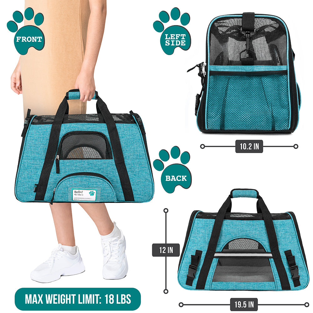 OpulentPaws™ - Heather Tote Bag Pet Carrier