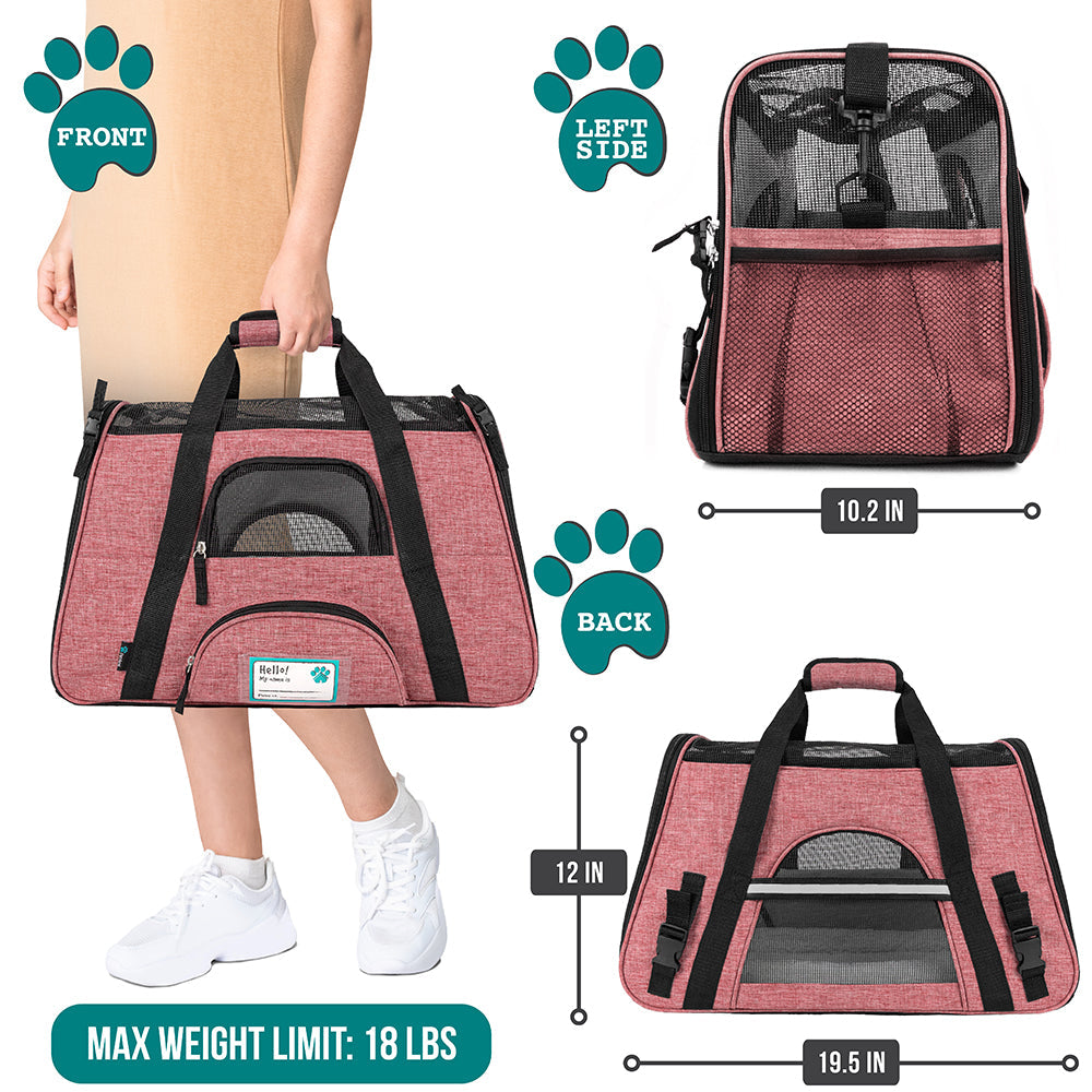 OpulentPaws™ - Heather Tote Bag Pet Carrier