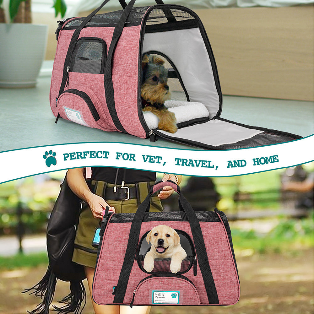 OpulentPaws™ - Heather Tote Bag Pet Carrier