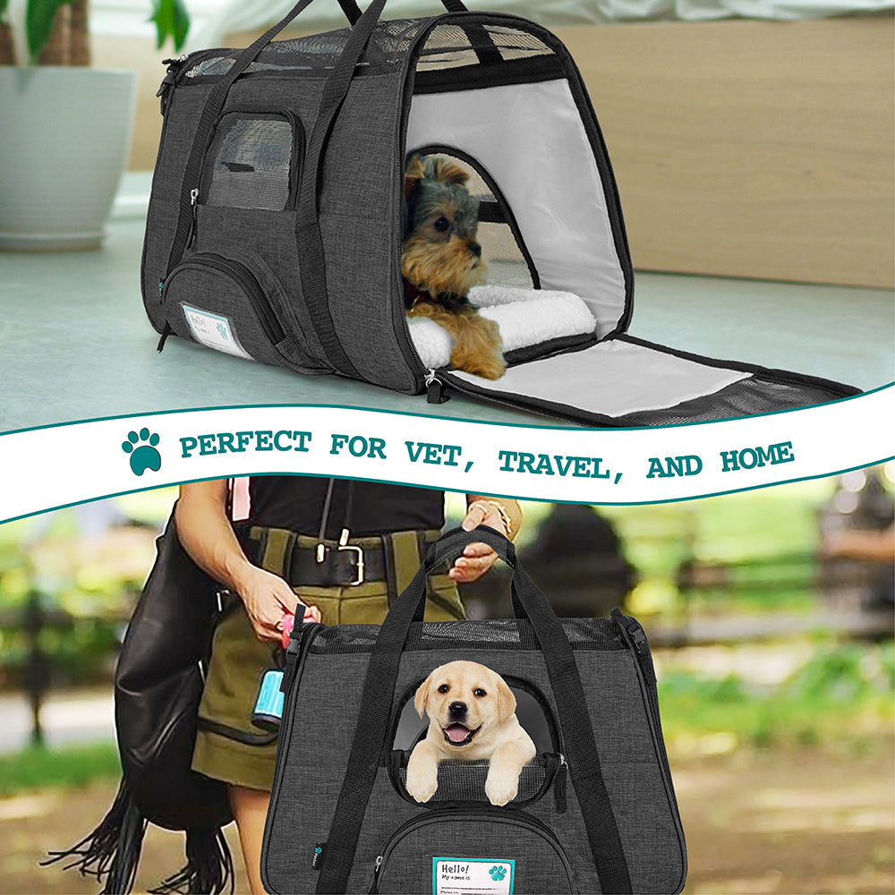 OpulentPaws™ - Heather Tote Bag Pet Carrier