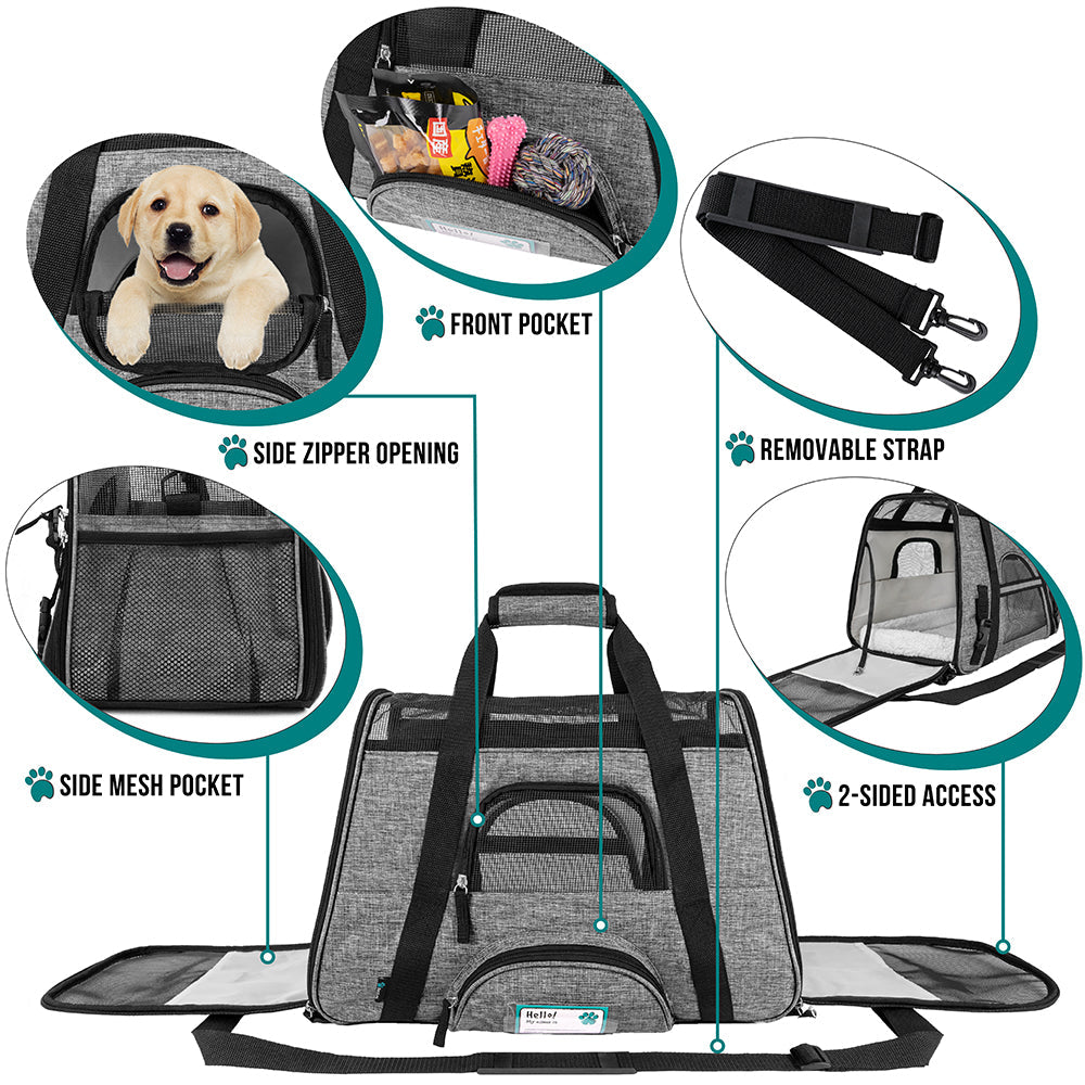 OpulentPaws™ - Heather Tote Bag Pet Carrier