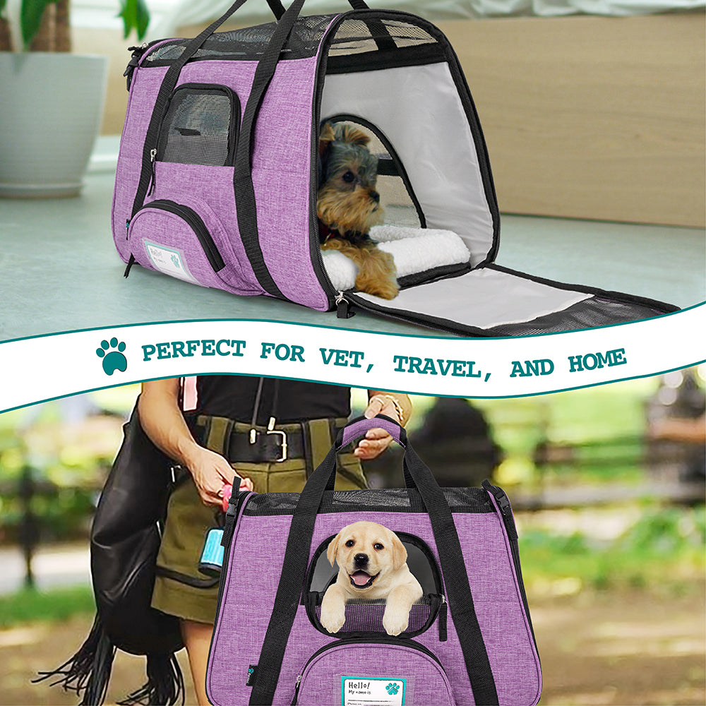 OpulentPaws™ - Heather Tote Bag Pet Carrier