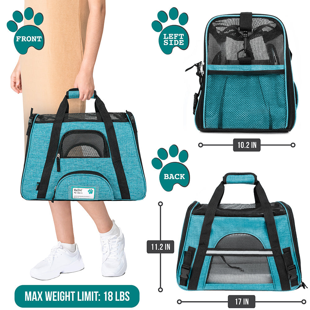 OpulentPaws™ - Heather Tote Bag Pet Carrier